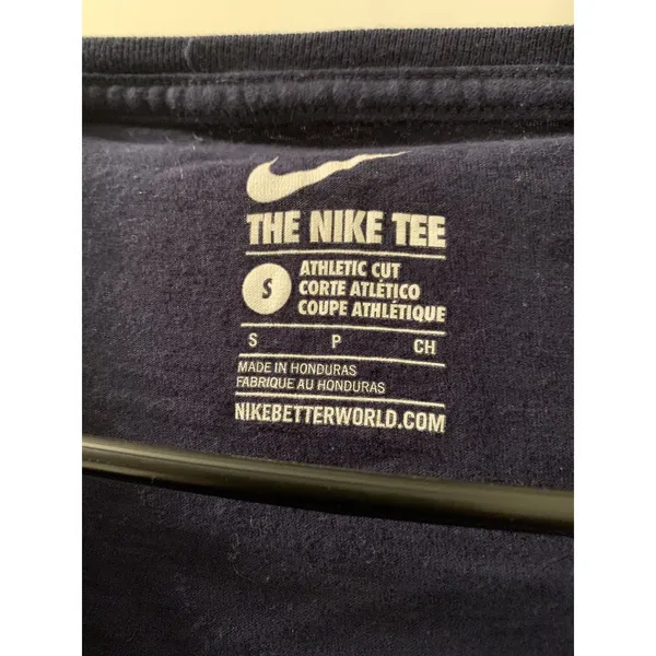 University Of West Virginia Mountaineers Women's T-Shirt Nike Size S Blue Gold - Image 5