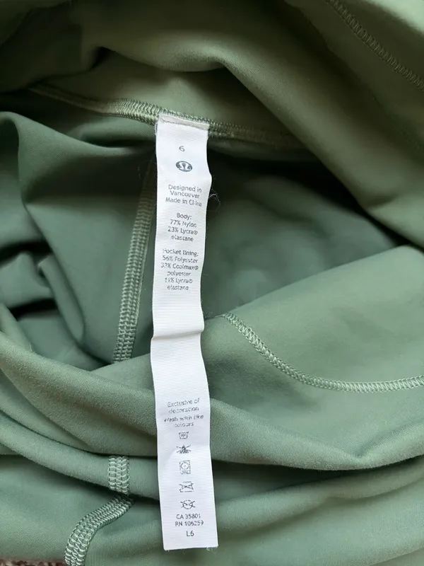 Green Lululemon Leggings Olive - Image 3
