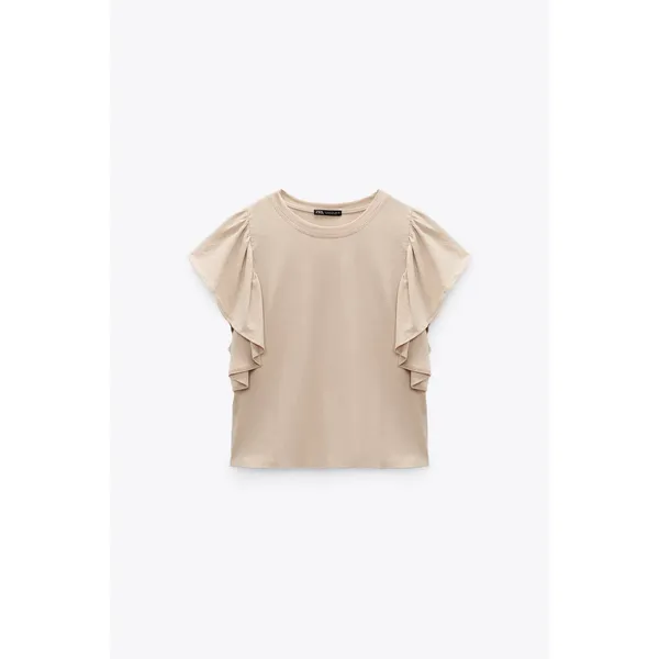 NWT Zara Ruffled Top Size M - Image 3