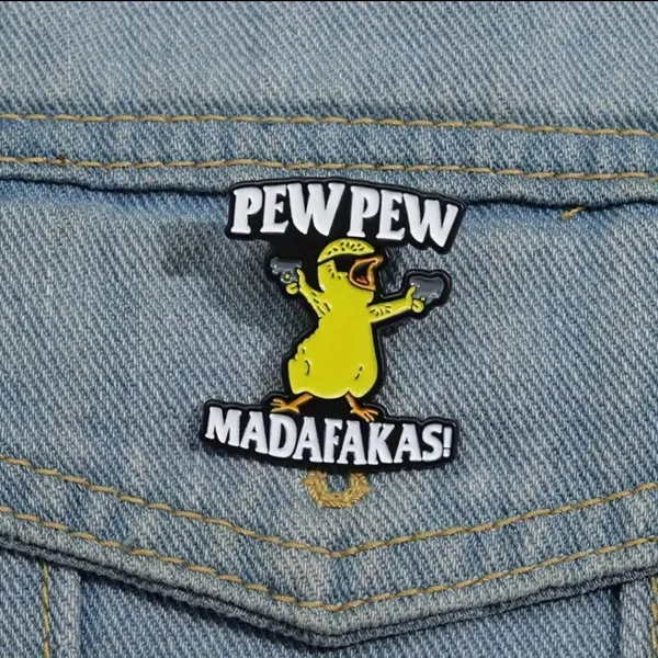 Cute‎ Cartoon Yellow Duck Enamel Pin Zinc Alloy Unplated Simple Pin - Image 7
