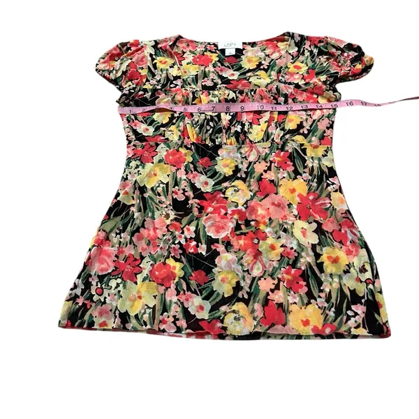 LOFT y2k floral blouse - Image 3
