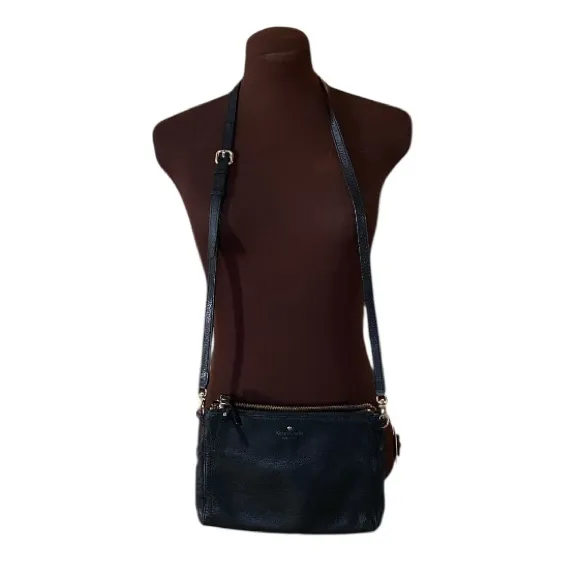 Kate Spade Black Pebble Leather Crossbody - Image 13