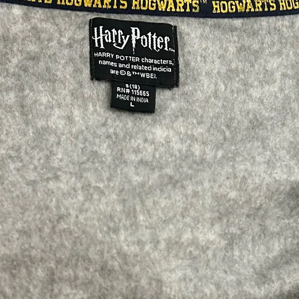 Harry Potter Gray Hogwarts Hoodie NEW - Image 5