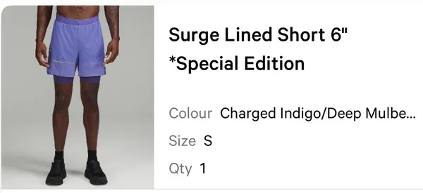 Lululemon Surge Lined Shorts 6" - Image 6