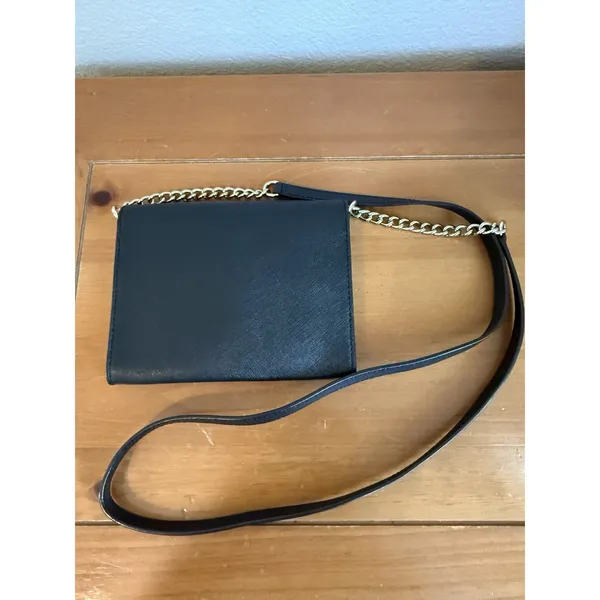 Kate Spade Black Cedar Street Mini Leather Envelope Crossbody Shoulder‎ Bag - Image 3