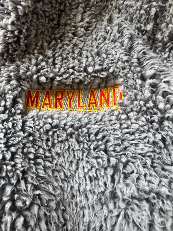 Maryland Sherpa Quarter Zip Gray - Image 3