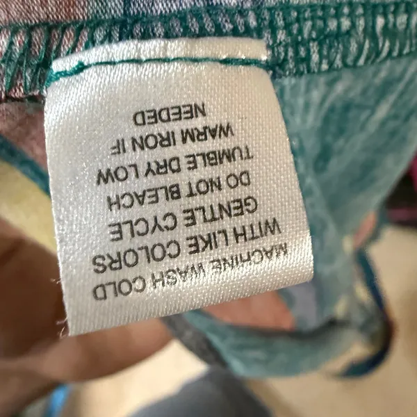 Hive & Honey‎ XS 3/4 Maxi Dress Teal Multicolor Striped Bodycon Boho Retro 70s - Image 8