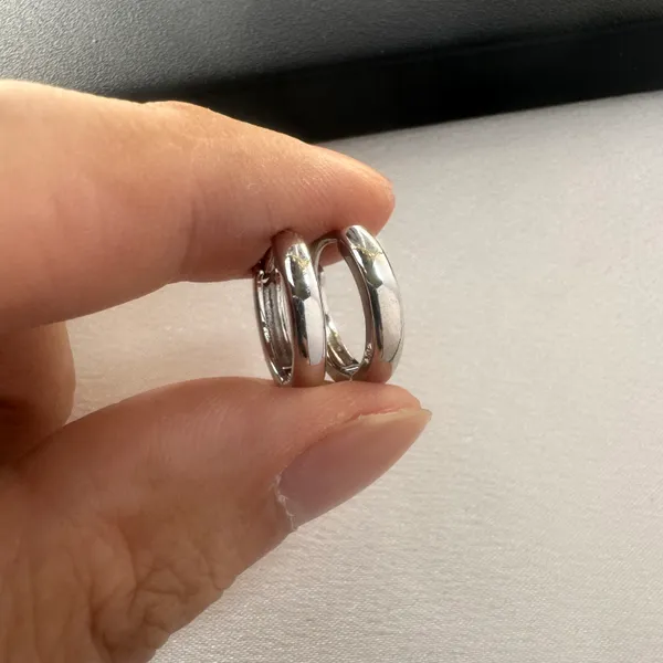 15mm Small Silver Hoop Earrings for Men Women Streetwear Unisex Style - Image 4