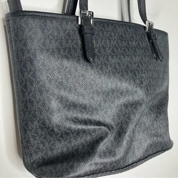 Michael Kors‎ medium size shoulder bag black gray - Image 4