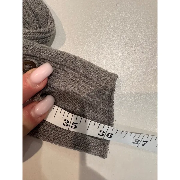 Free‎ People Ribbed Sweater Pants Pants Gray M Cozy Comfy - Image 13