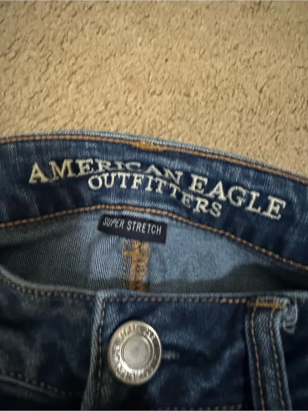 American Eagle Outfitters Women's Blue Slim Fit Jeans - Image 4