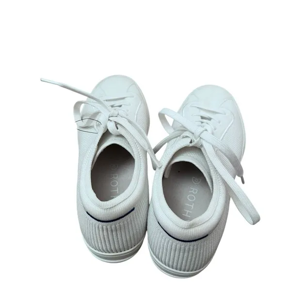 Rothy’s The Lace Up Sneakers in White 8 - Image 4