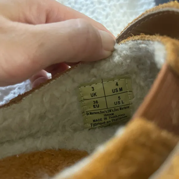 Dr. Martens Isham Faux Shearling Lined Suede Slingback Mules - Image 5