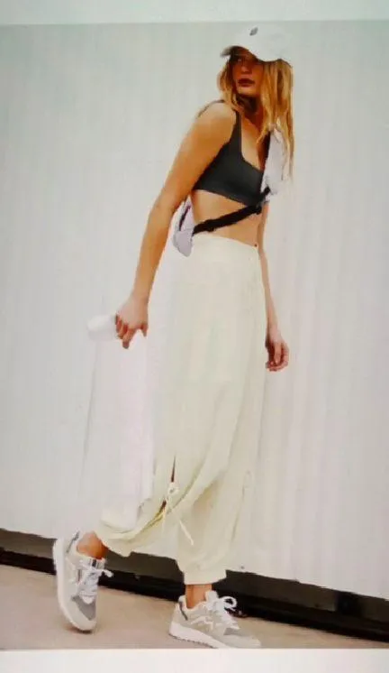 Free People Beach Balloon Boho Whimsical Relaxed Wide Womens Small - Image 2