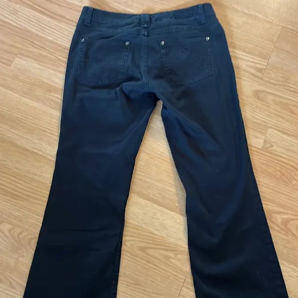 Harley Davidson lightweight‎ black jeans. Size 6 - Image 8
