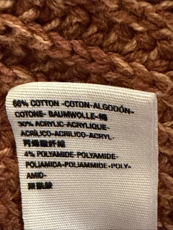 Free People High Hopes Cardi Mariposa Combo Knit Sweater Size Small Boho - Image 8