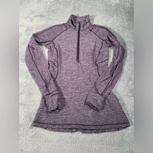 Lululemon athletica Purple Quarter-Zip Pullover 4 - Image 3