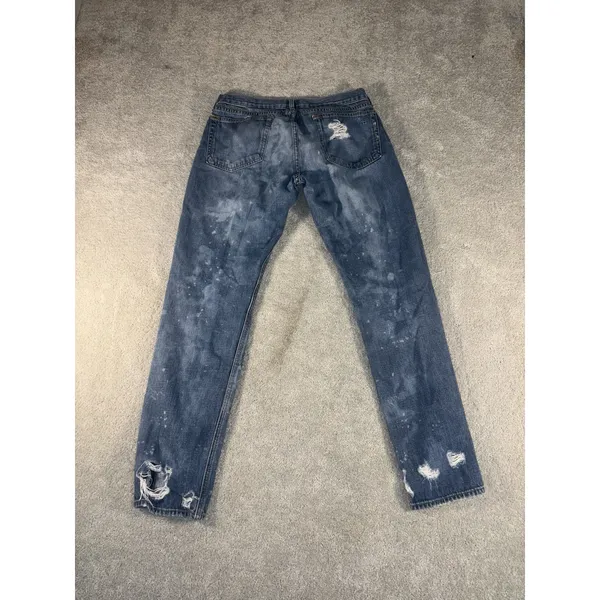 rag‎ bone boyfriend jeans distressed loose relaxed fit beacon 27 - Image 12