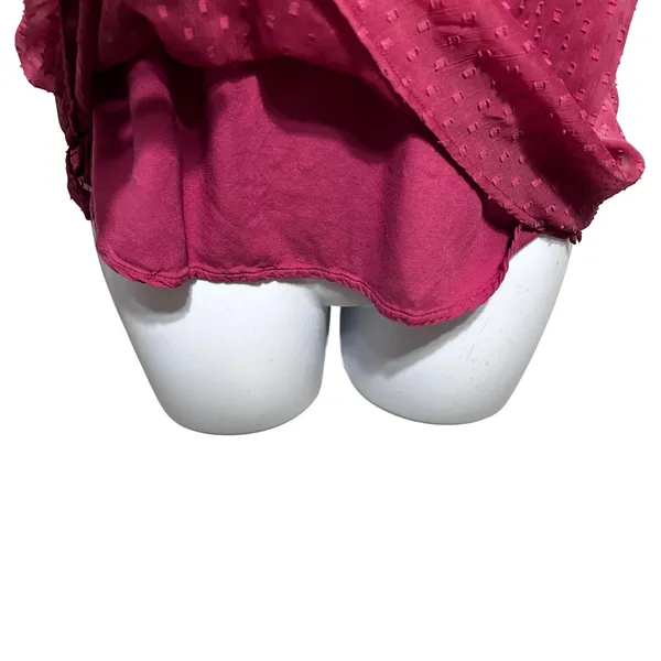 Abercrombie Fitch Women Lace Trim‎ Cami M Rose Swiss Dot Romantic Coquette Y2K - Image 5