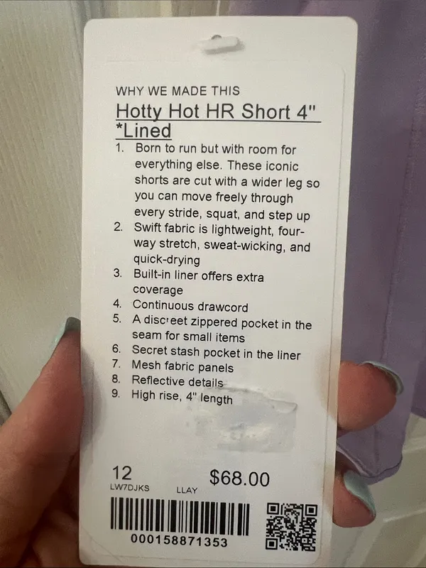 Lululemon Hotty Hot HR Short 4” Lined - Image 9