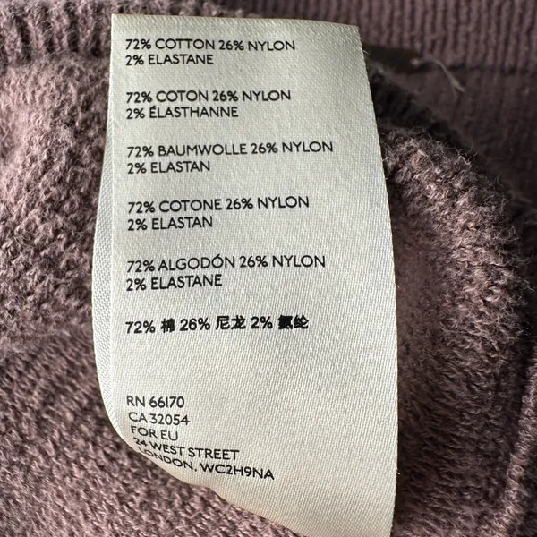Free People Ottoman Slouchy Tunic Sweater Mauve Cowl Neck Small - Image 8
