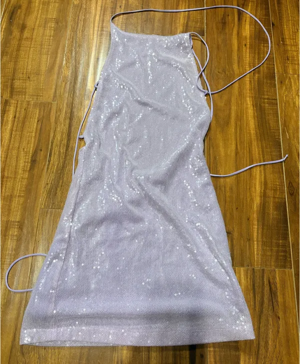 Motel Rocks Hedi Sequin Open Back Mini Dress - Image 4