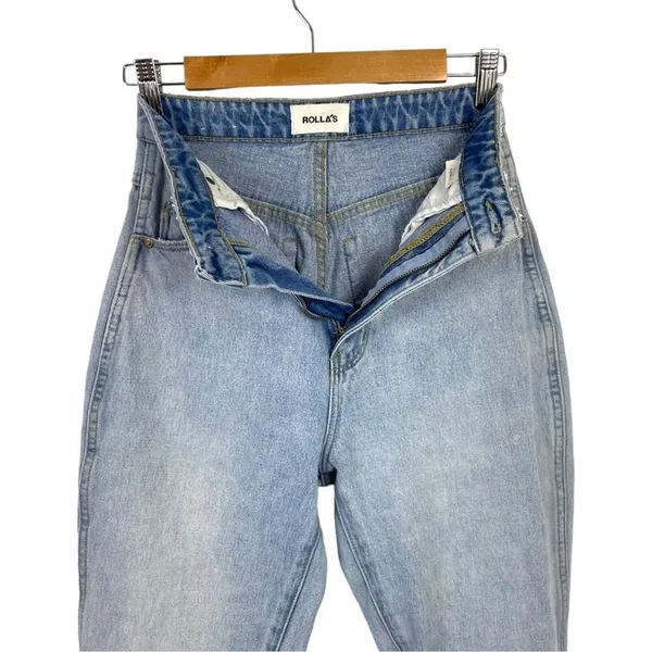 ROLLA’S Elle Super High-Rise Relaxed Jeans in G’Day Mate Wash Size 24 - Image 11