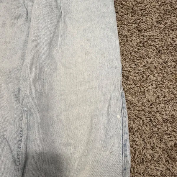 Vintage Levis SilverTab Baggy Jeans Light Wash Blue 90s Denim W28 L32 40581-0234 - Image 2