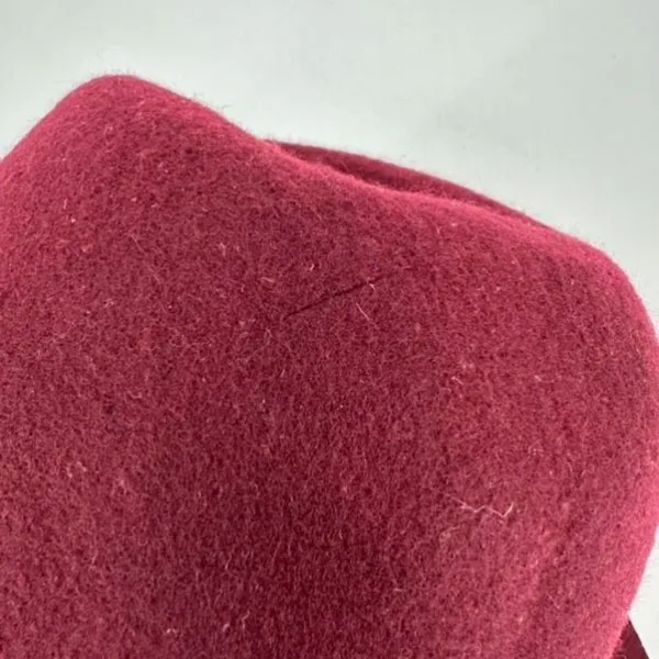 Vintage‎ Victoria Secret Wide Brim Wool Floppy Brim Hat Wine Burgundy elegant - Image 6