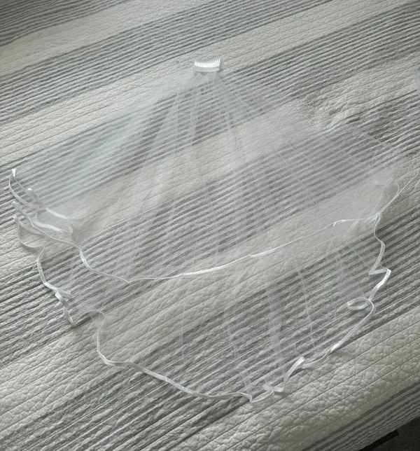 Bridal Wedding Veil White - Image 2