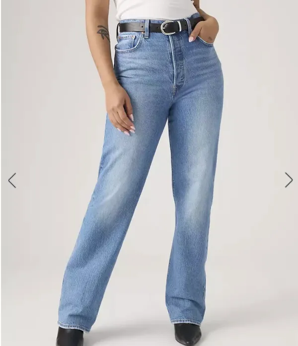 Levi’s Denim Jean Ribcage Straight - Image 3