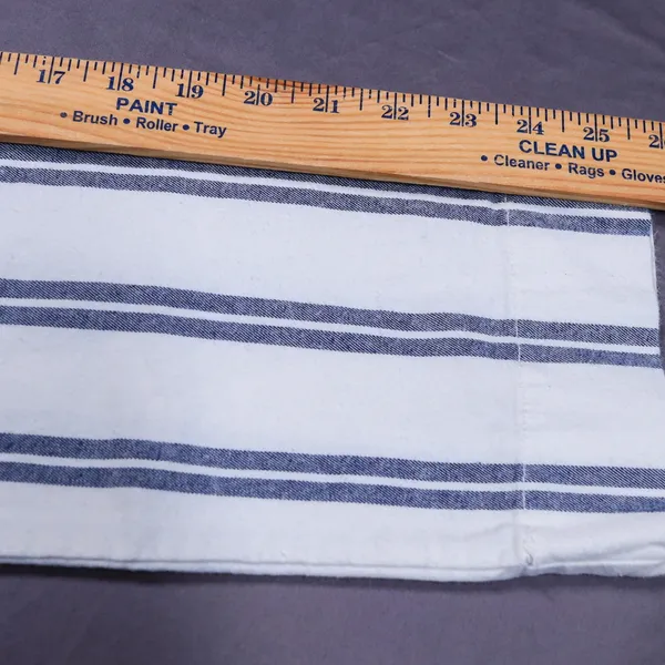 John Galt Striped Trouser‎ Pants Women One Size Blue White Elastic Waist Coastal - Image 8