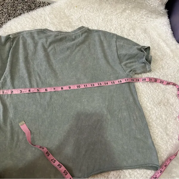 5/$30 🎈 Ford bronco small stonewashed cropped tee Green - Image 2