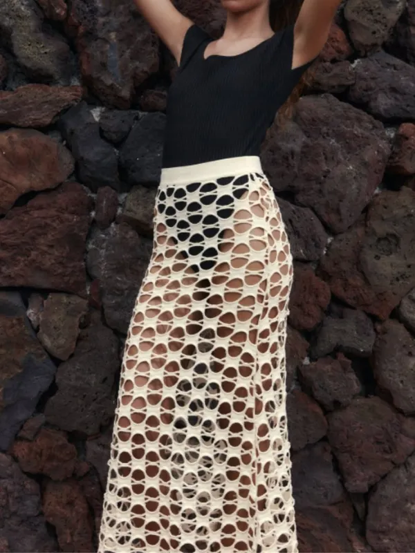 Zara Mesh Midi Skirt - Image 2