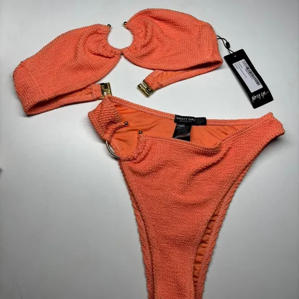 Nasty-gal Women's Orange Bikinis-and-tankini-sets - Image 5
