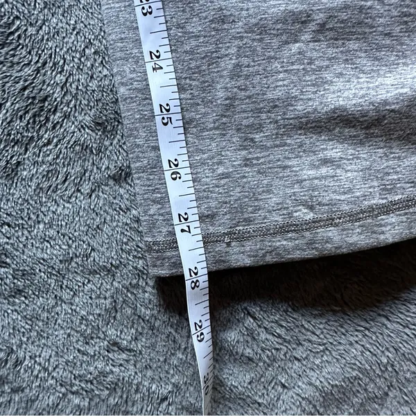 Offline by Aerie Fold-over‎ Hem Flare Leggings Gray Women's Size Large Short - Image 8