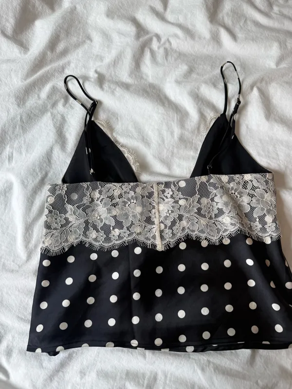 Abercrombie Silk Polka Dot Midi Skirt Set - Image 6