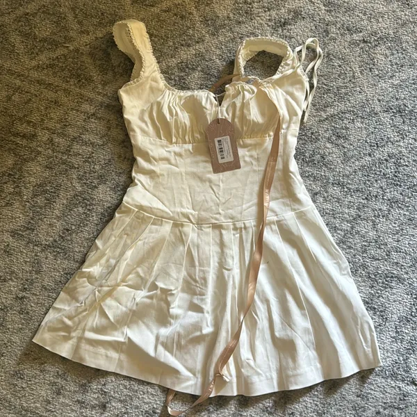 Meshki Donna Cotton Mini Dress - Image 2