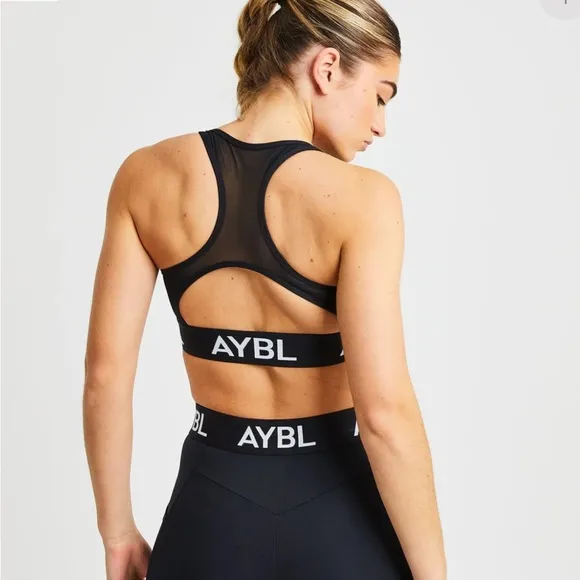 NWT AYBL black training sports bra - Image 2
