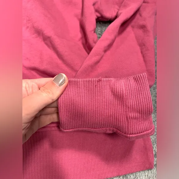 Carhartt Women's Pink Hoodie Sweater tencel fiber series loose fit medium - Image 8