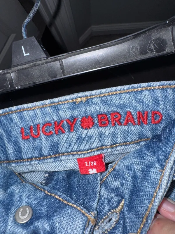 lucky brand jean skirt - Image 3