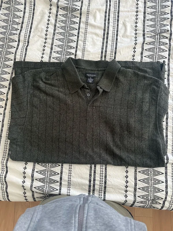 Van Heusen Men’s Long Sleeve dark green XL - Image 5