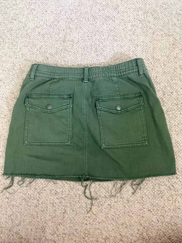 Aerie Skirt Mini Cargo High-Waisted Extra Small - Image 2