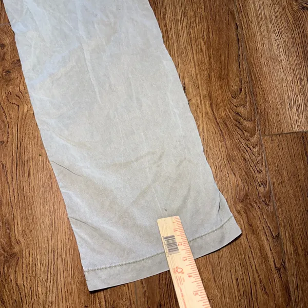 American Eagle Cargo Pants Womens 00 Regular‎ Green Khaki Utility Stretch Baggy - Image 9