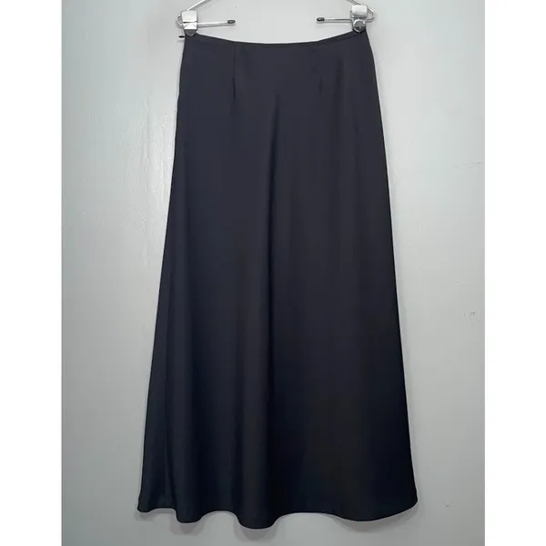 Worthington Skirt Size 6 Black Maxi A-line Wedding Guest Event Basic Semi Formal - Image 4