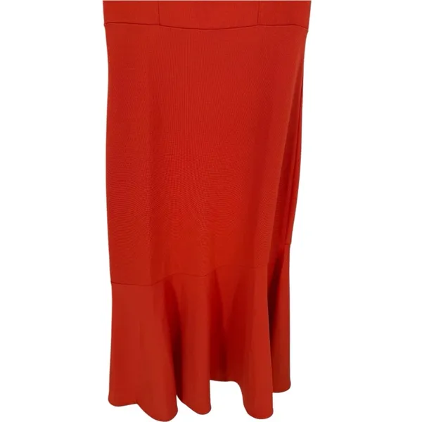 NWT‎ Anthropologie Ariana Square Neck Asymmetrical Ruffle Hem Tank Dress Medium - Image 10