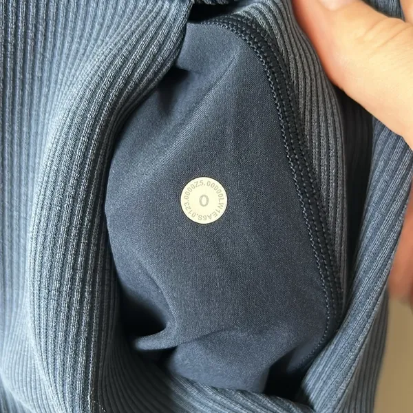 Lululemon Ribbed Softstreme T-Shirt Dress True Navy Blue Size 0 Relaxed/Oversize - Image 9