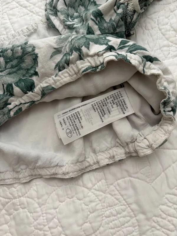 Abercrombie & Fitch Floral Linen Top - Image 3