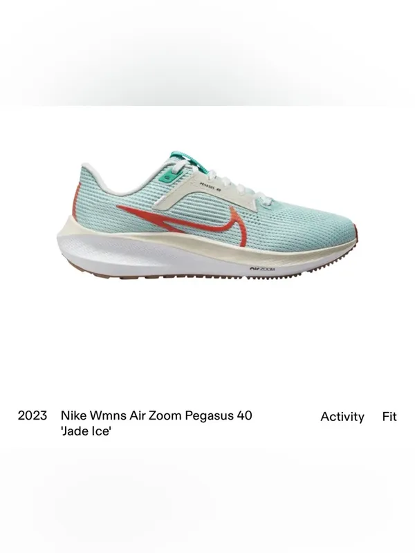 Nike Air Zoom Pegasus 40 Running Shoes Sneakers Size 6 Jade Ice New W Box - Image 4