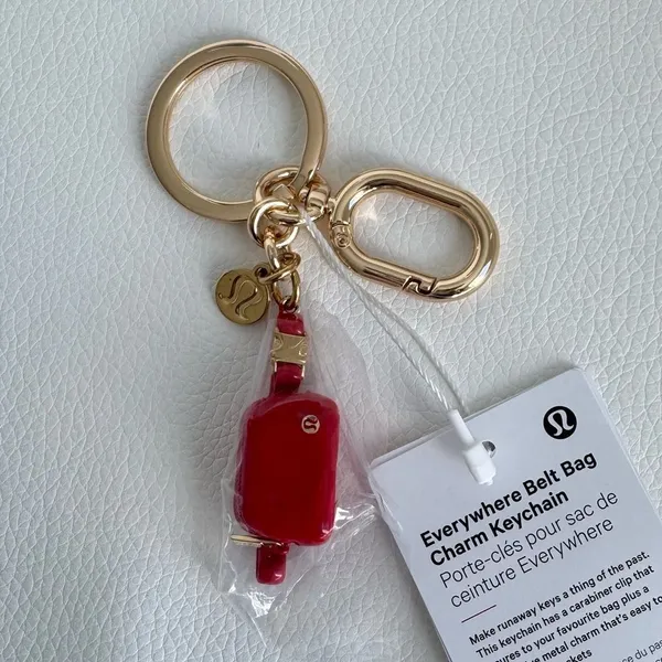Everywhere Belt Bag Key Charm Lululemon Red - Image 4
